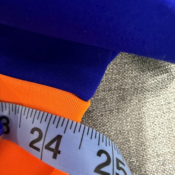 PEARL IZUMI Cycling Jacket Full Zip Men Size XLarge Blue Orange Fleece Lined - Picture 10 of 11